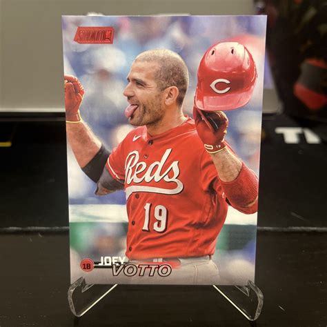 Topps Stadium Club Red Foil Joey Votto Cincinnati Reds Ebay