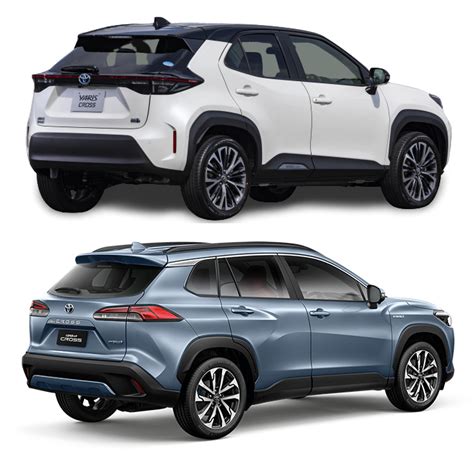 Toyota Yaris Cross Vs Corolla Cross Corolla Cross Vs Off