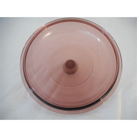 Pyrex Corning Visions Cranberry Replacement Lid V1 5C Fits 1 5 Qt Round