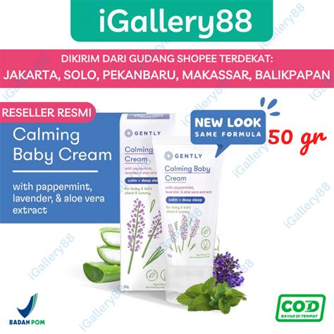 Jual Gently Calming Baby Cream Krim Penghangat Dan Pereda Kolik Bayi