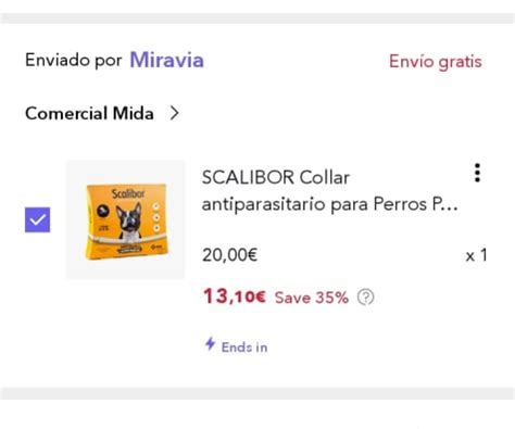 SCALIBOR Collar antiparasitario para Perros Pequeños y Medianos por 13 10