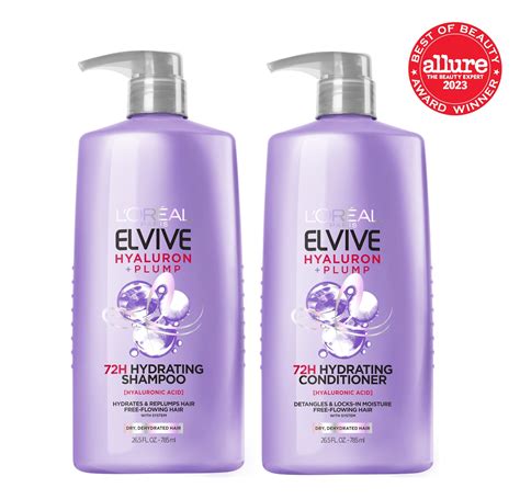 L Oreal Paris Elvive Hyaluron Plump 72H Hydrating Shampoo