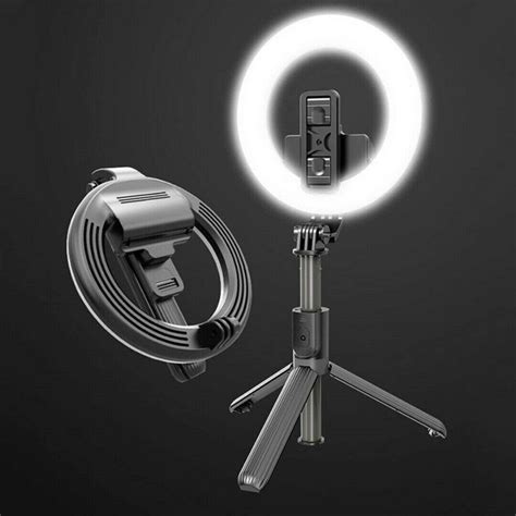 Bluetooth Selfie Stick Tripod Led Ring Fill Light