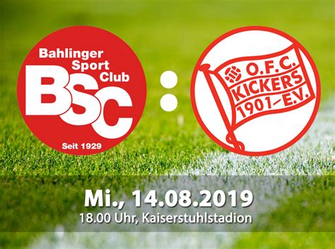 Kickers Am Mittwoch Beim Bahlinger Sc Saarnews