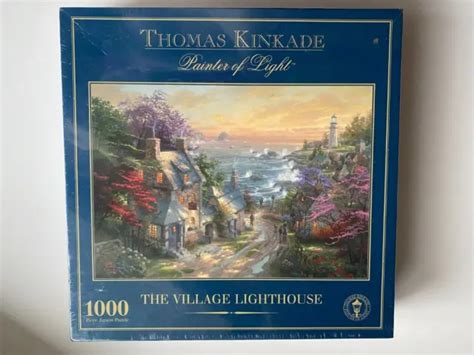 THOMAS KINKADE THE Village Lighthouse Painter Of Light 1 000 Piece