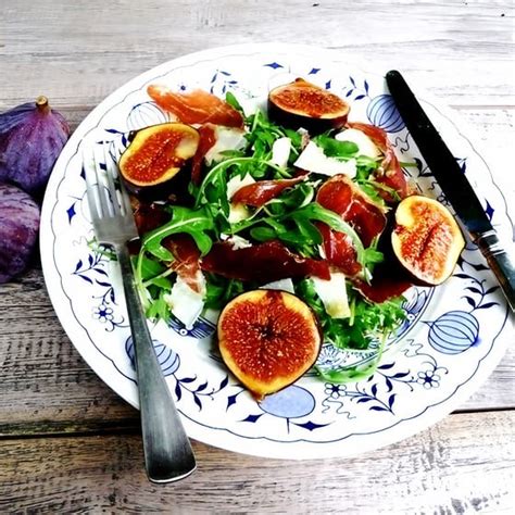 Salade Met Gegrilde Vijgen Parma Ham En Parmezaanse Kaas Jumbo