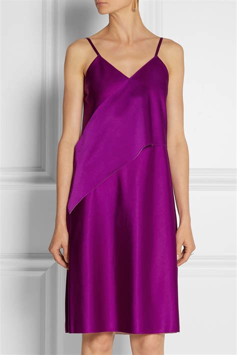 3 1 Phillip Lim Stretch Satin Slip Dress In Purple Lyst