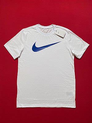 Camiseta Nike Swoosh Branca Masculina Gnb Store