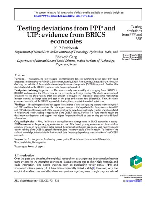 uip uip testing deviations  ppp  uip evidence  brics