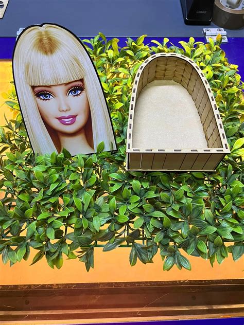 Barbie Laser Cut File Box Vector Svg Cdr Etsy Uk