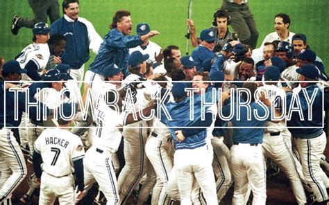 Throwback Thursday: Toronto Blue Jays, World Series Champions (1992 ...