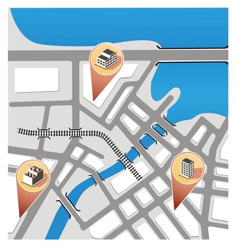 City Map 492487 Vector Art at Vecteezy