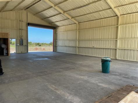 Metal Building With Lean To Constructed In Purmela Texas Perks Metal