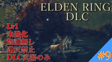 【elden Ring Dlc】lv1、未強化、遺灰禁止、加護無し、dlc武器以外禁止で影の地を制圧する 9 羅刹・焼炉のゴーレム・大赤熊ラ