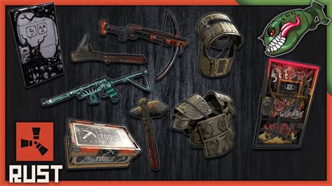 Rust Skins Pixel Stone Tools Neo Soul SAR Cargo Crossbow Military