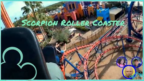 Scorpion Roller Coaster On Ride POV Busch Gardens YouTube