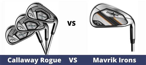 Callaway Mavrik vs. Callaway Rogue Irons Review & Specs 2023 - The ...