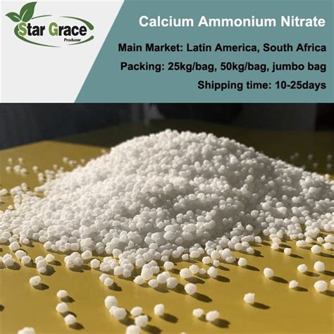 China Calcium Ammonium Nitrate Fertilizer Suppliers Producer