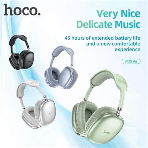 Hoco W35 Air Wireless Headphone Green Color DropShop 2 5 Drop