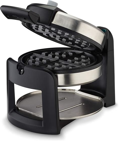 Wafflera Belga Rotatoria De Acero Inoxidable Amazon Mx Hogar Y