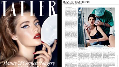 Tatler Beauty And Cosmetic Surgery Guide Cosmetic Pr