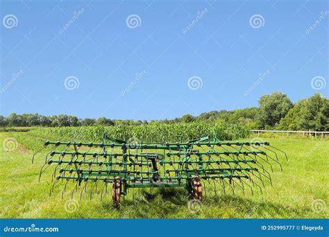 Soil Grinder Or Soil Cultivator An Agricultural Tool Land Cultivation