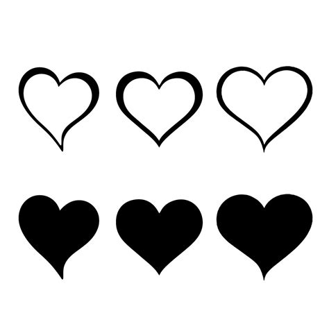 Pacchetto Cuore Svg Pacchetto Cuore Amore File Vettoriale Svg In