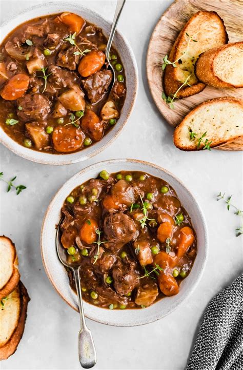 Mom S Slow Cooker Beef Stew Recipe Ambitious Kitchen