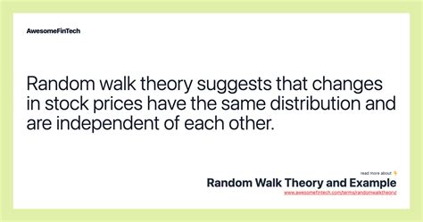 Random Walk Theory And Example Awesomefintech Blog