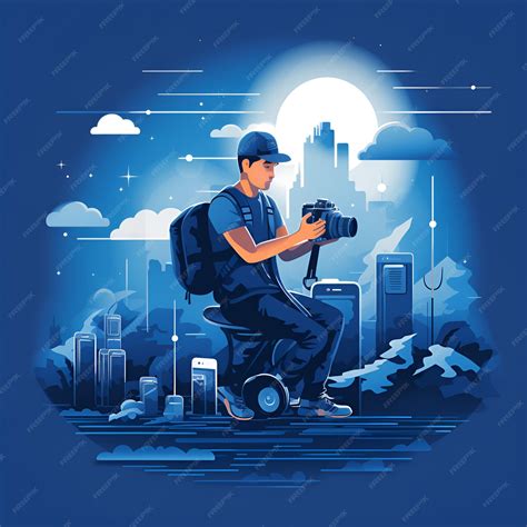 Premium Ai Image Flat Illustration In Photojournalism Concept