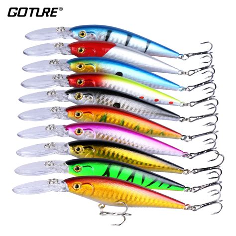 Goture Trolling Fishing Lure 11 5cm 10g Minnow Diving Depth 2 3 5m