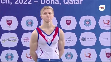 Russian Gymnast Ivan Kuliak Wears ‘z War Symbol On Medal Podium Next