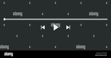 Video Music Play Bar Display Interface Audio Player Progress For