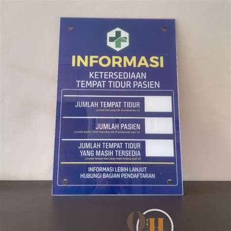 Jual Informasi Tempat Tidur Pasien Akrilik Ketersediaan Tempat Tidur