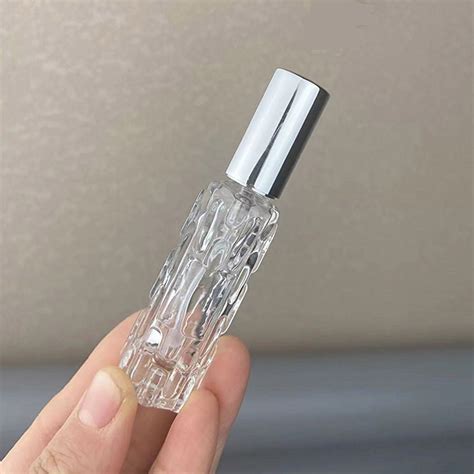 Rose Gold Aluminum Nozzle Refillable Perfume Atomizer 10ml Portable Oil