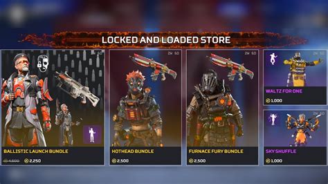 New Arsenal Launch Bundle And Store Items Apex Legends Youtube