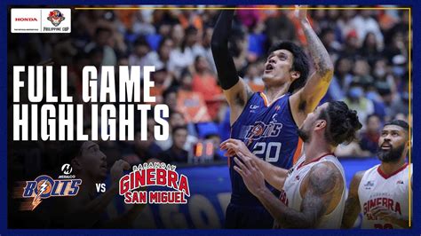 Ginebra Vs Meralco Full Game Highlights Pba Season Philippine