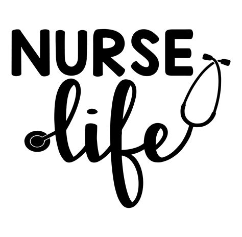 Nurse Life Decal Sticker Text Decals Hut