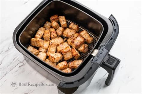 Air Fryer Pork Belly Bites Are Crispy With Bbq Sauce Best Recipe Box