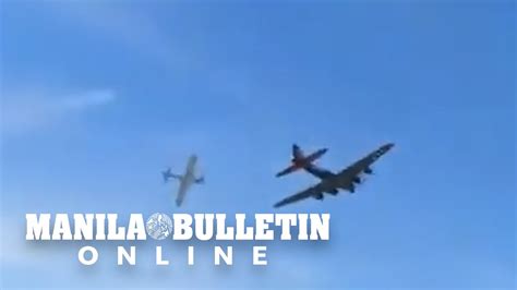 Two Wwii Planes Collide At Dallas Air Show Us Aviation Agency Video