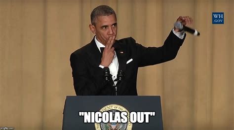 Barack Obama mic drop - Imgflip