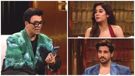 Koffee With Karan Season 8 Varun Dhawan Janhvi Kapoor Sidharth