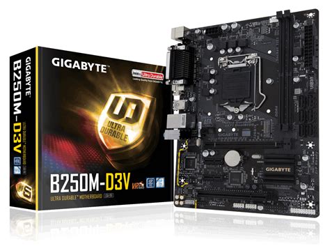 Gigabyte GA-B250M-D3V - Motherboard Specifications On MotherboardDB