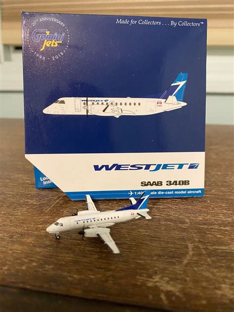 Gemini Jets Westjet Saab 340b Scale 1400 Model Item Gjwja1821 C Gpcf