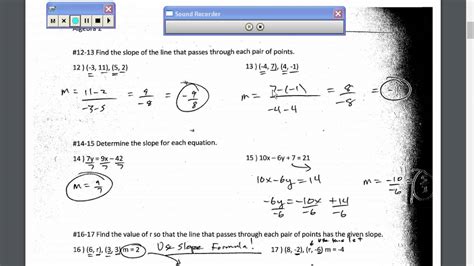 Algebra 2 Chapter 2 Test Review Video Youtube