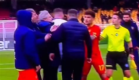 Lecce Sack Manager Roberto D Aversa For Headbutting Hellas Verona