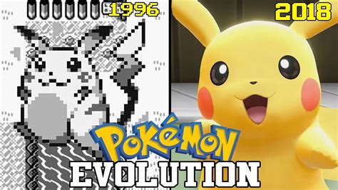 PokÉmon Games Evolution 1996 2018 EvoluciÓn Hd Youtube