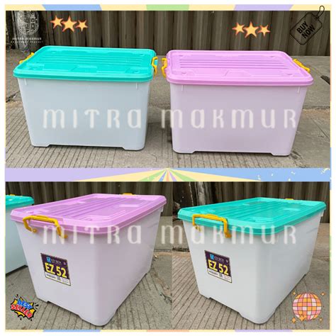 Jual Kontainer Box Ezy Spring Colour Liter Container Box Plastic Cb