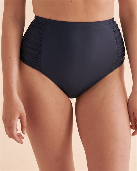 Artesands Palmspiration Botticelli High Waist Bikini Bottom Dark Navy