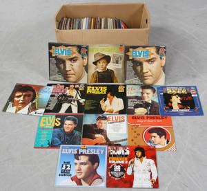 Slutpris för Elvis Presley Samling LP plader